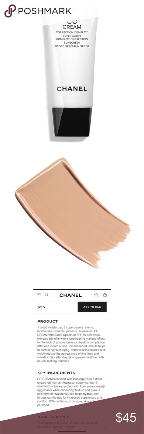 chanel foundation cc cream|discontinued Chanel foundation.